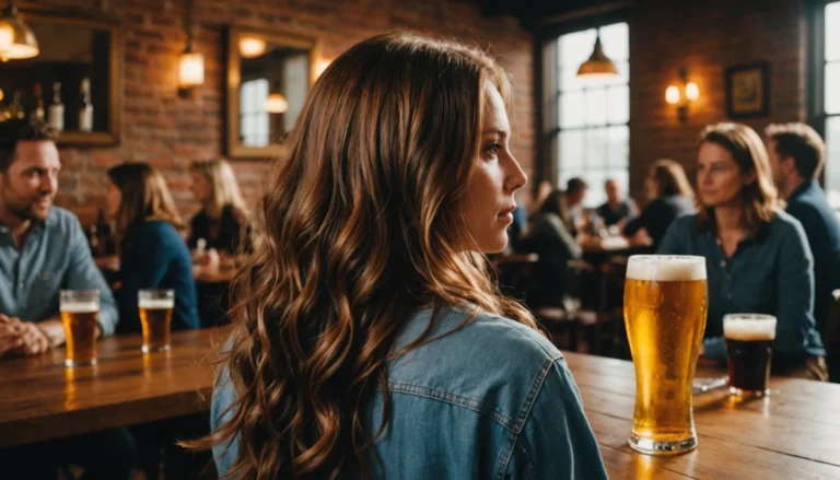 bière sur cheveux