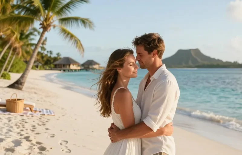 voyage de noce sur une ile